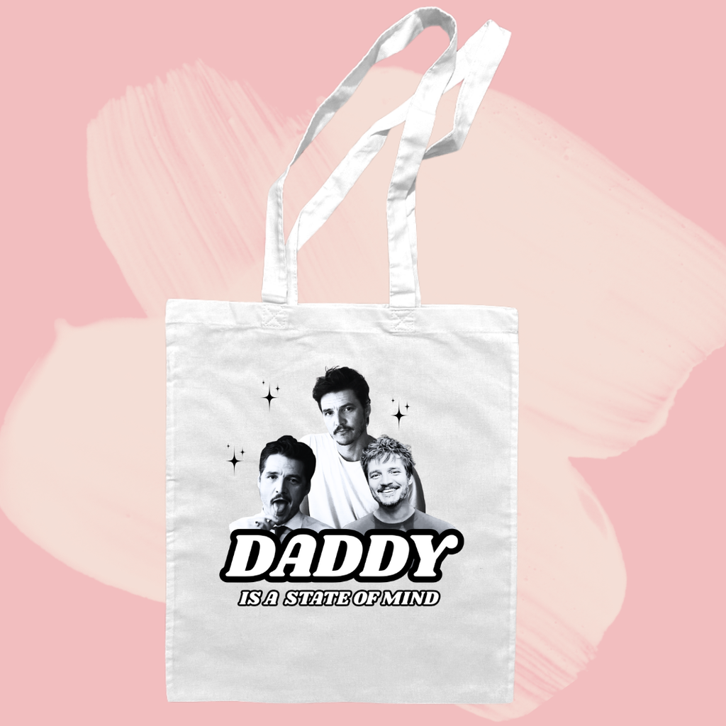 Torba bawełniana tote bag z nadrukiem pedro pascal daddy