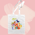 Torba bawełniana tote bag z nadrukiem winx club bajka