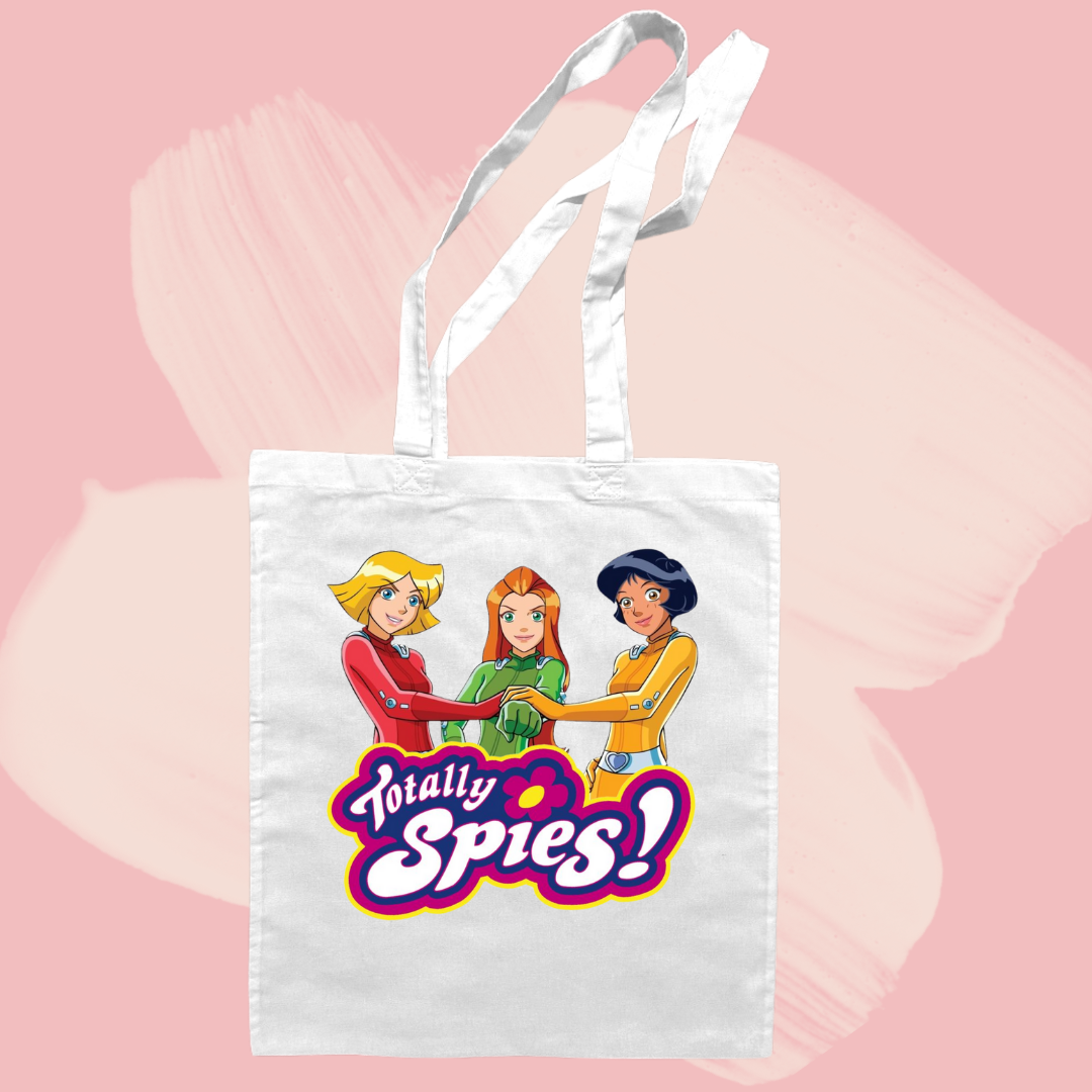 Torba bawełniana tote bag z nadrukiem odlotowe agentki totally spies bajka