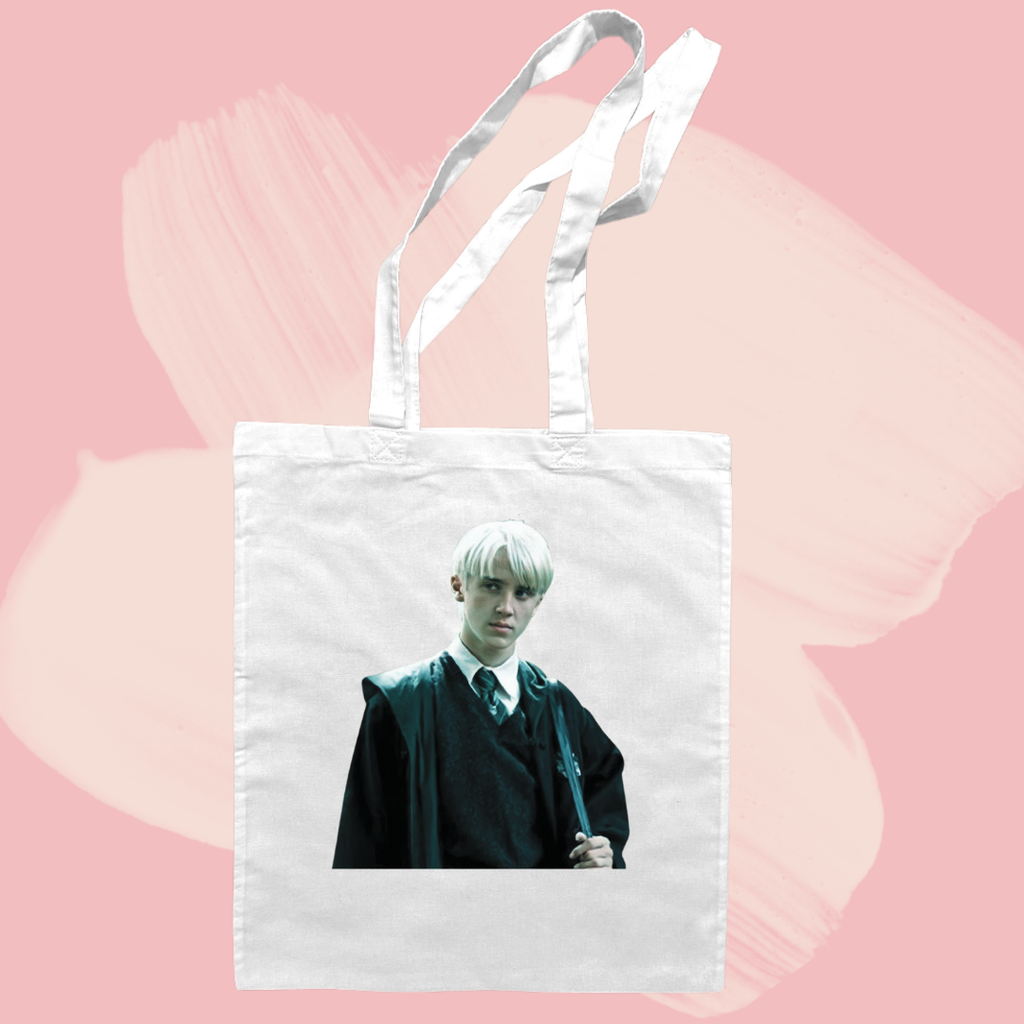 Torba bawełniana tote bag z nadrukiem draco malfoy harry potter