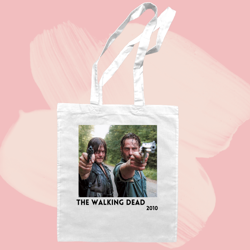 Torba bawełniana tote bag z nadrukiem serial the walking dead