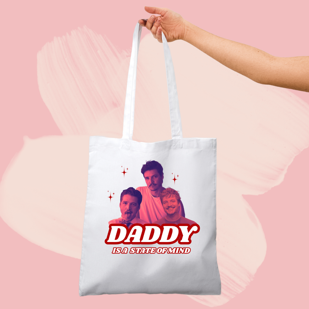 Torba bawełniana tote bag z nadrukiem pedro pascal daddy