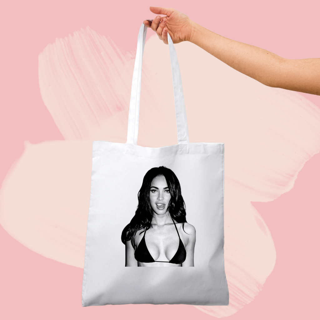 Torba bawełniana tote bag z nadrukiem megan fox