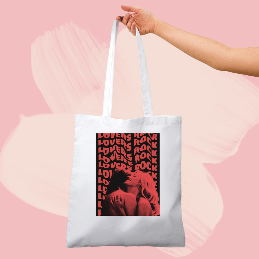Torba bawełniana tote bag z nadrukiem tv girl lovers rock album