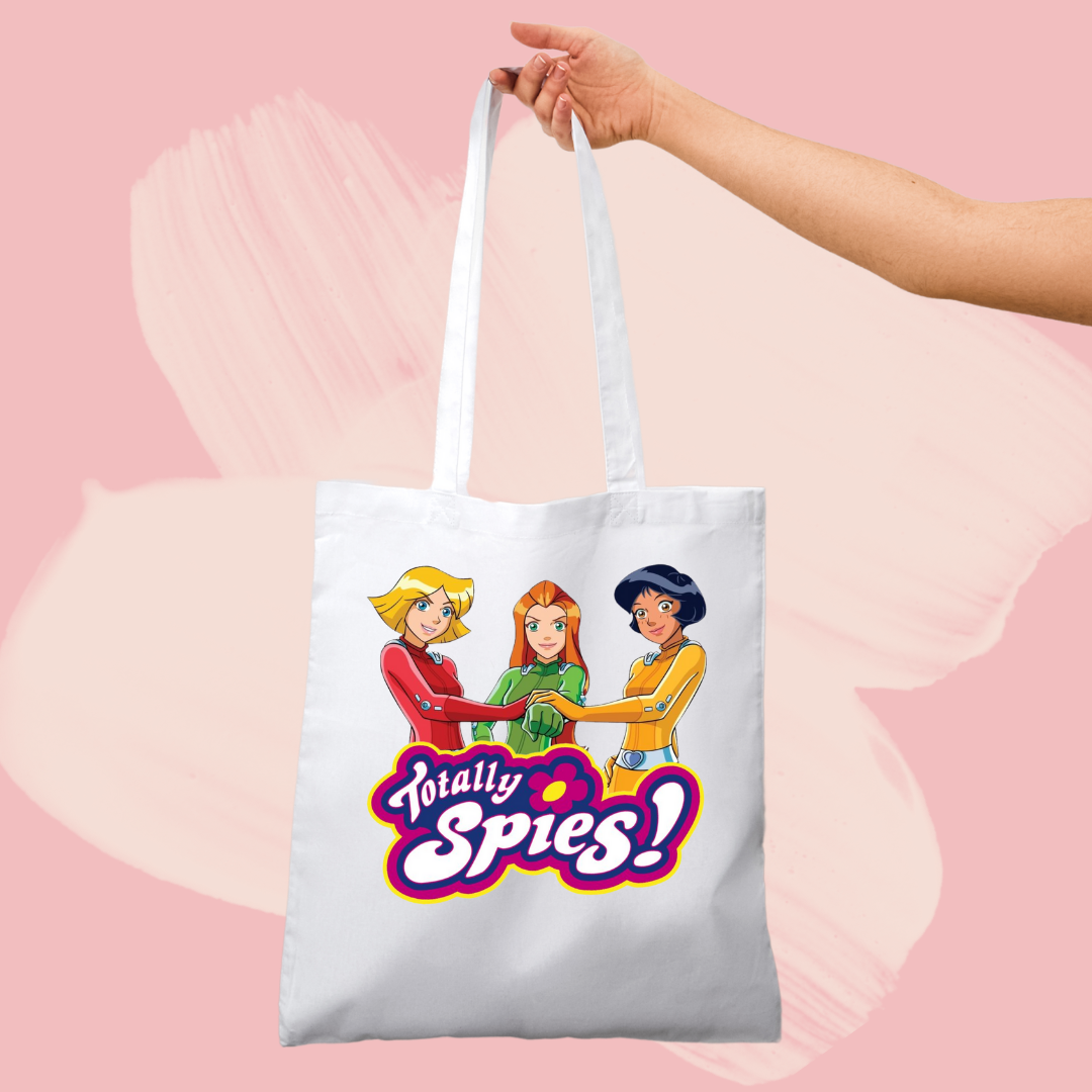 Torba bawełniana tote bag z nadrukiem odlotowe agentki totally spies bajka