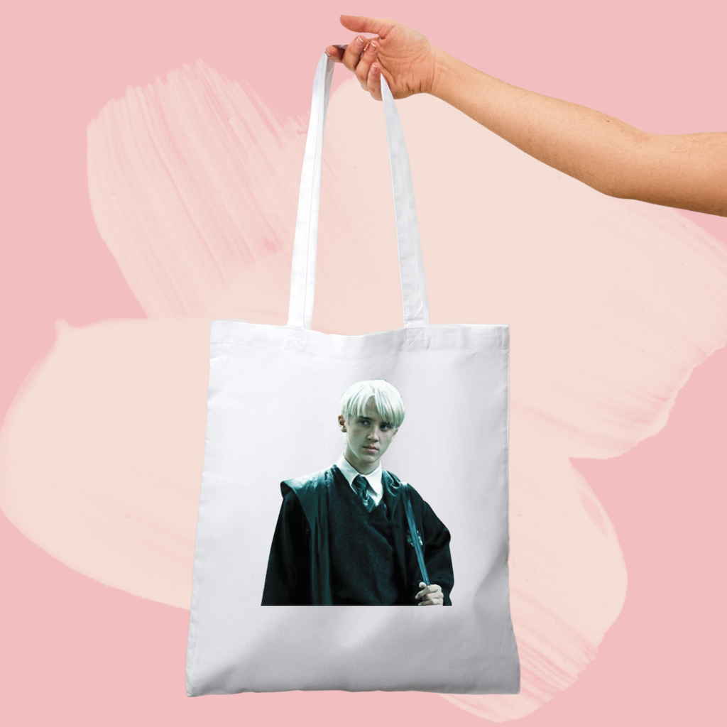 Torba bawełniana tote bag z nadrukiem draco malfoy harry potter
