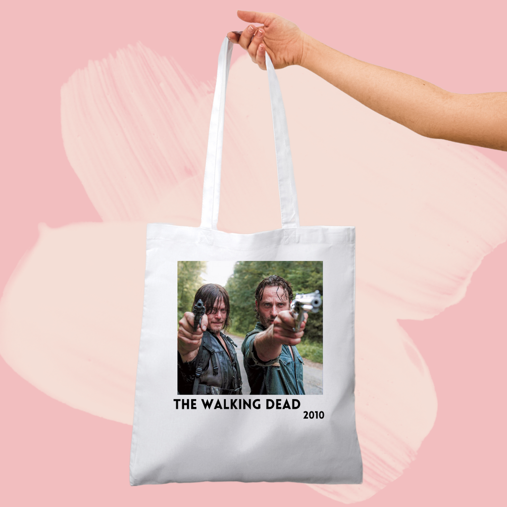 Torba bawełniana tote bag z nadrukiem serial the walking dead