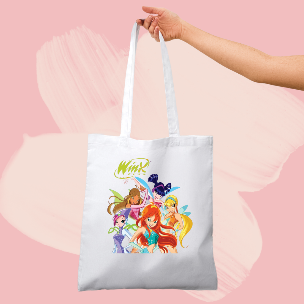 Torba bawełniana tote bag z nadrukiem winx club bajka