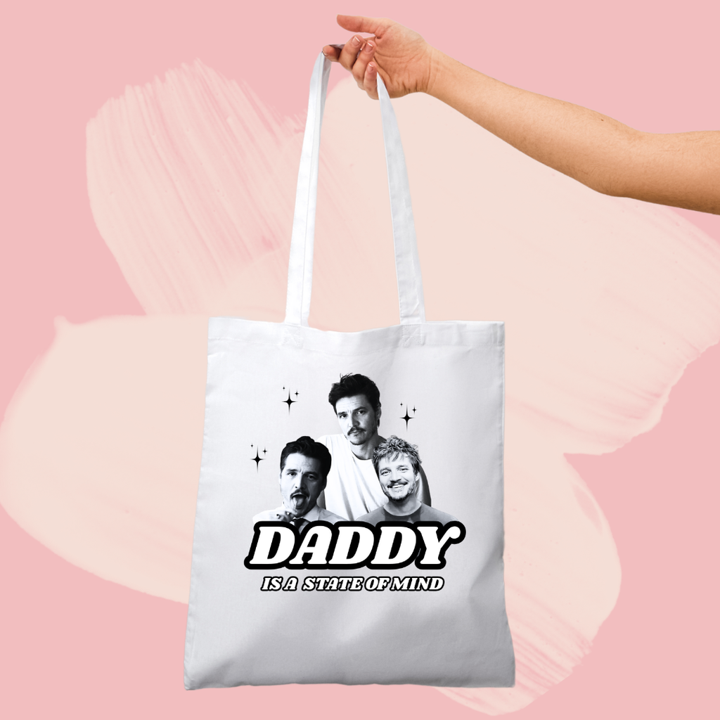 Torba bawełniana tote bag z nadrukiem pedro pascal daddy
