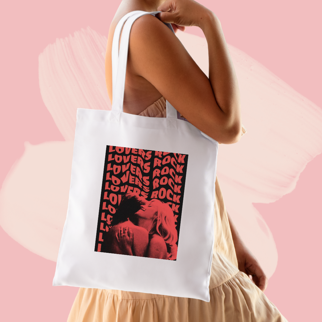 Torba bawełniana tote bag z nadrukiem tv girl lovers rock album