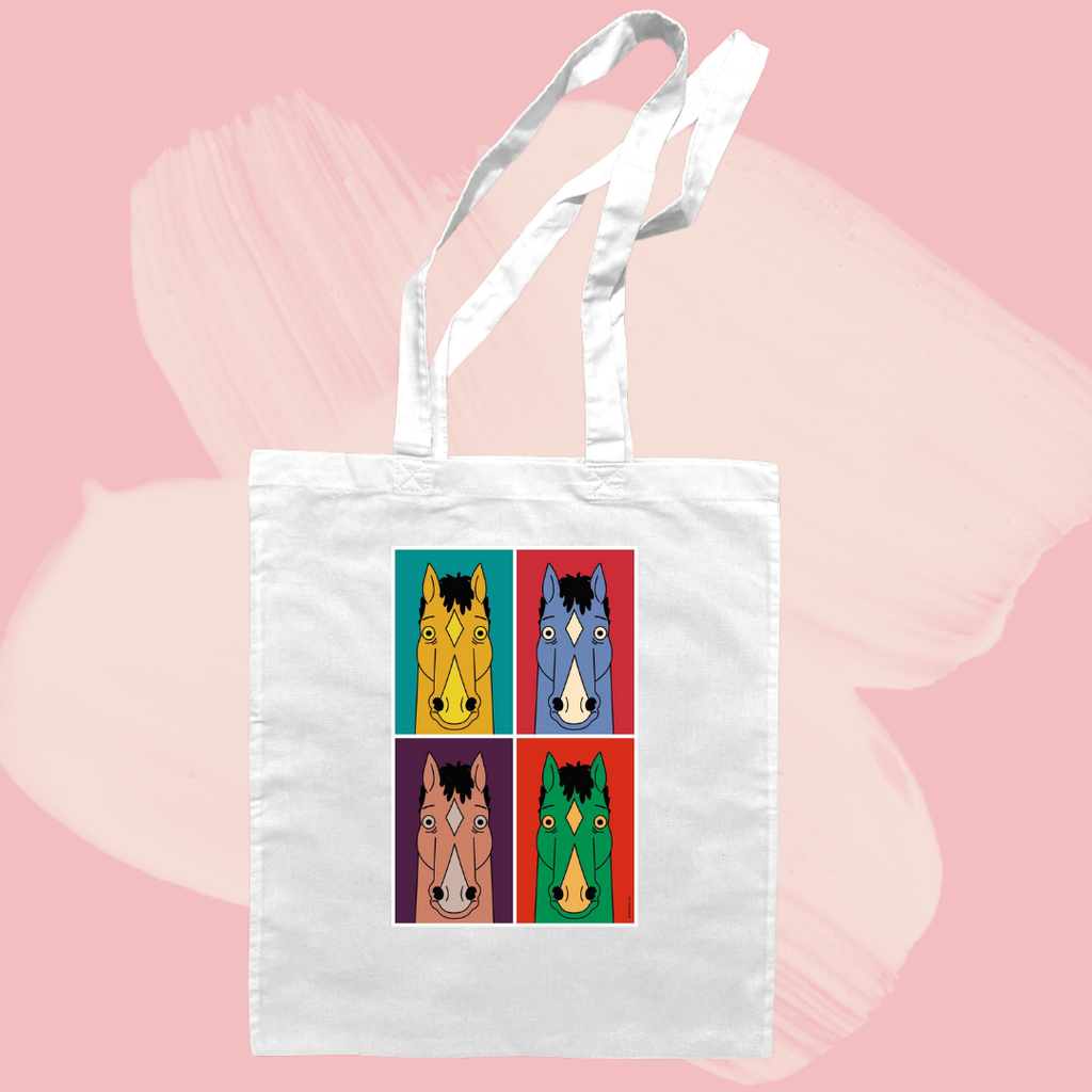Torba bawełniana tote bag z nadrukiem bojack horseman serial
