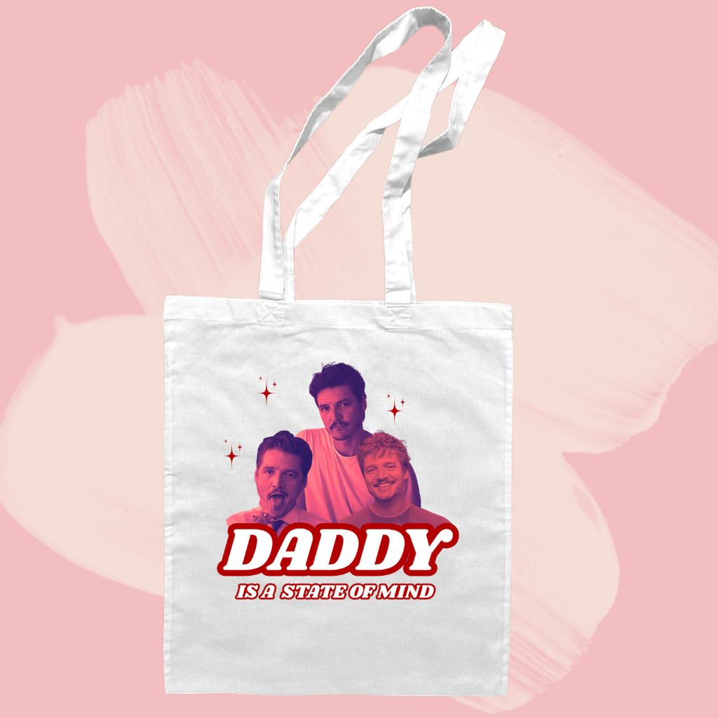 Torba bawełniana tote bag z nadrukiem pedro pascal daddy