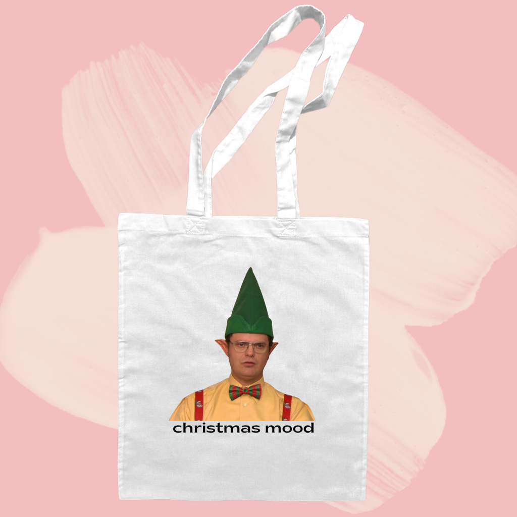 Torba bawełniana tote bag z nadrukiem christmas mood the office dwight