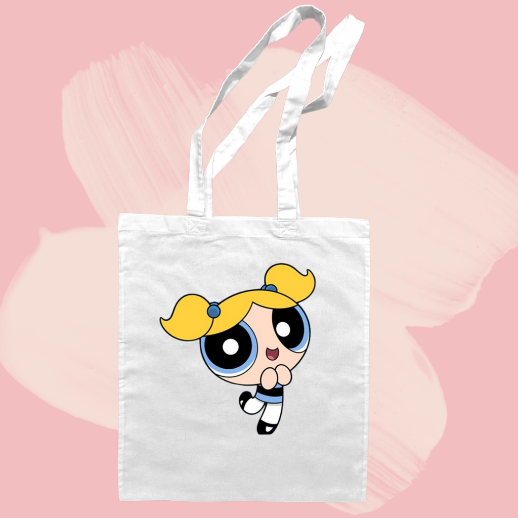 Torba bawełniana tote bag z nadrukiem atomówki bajka