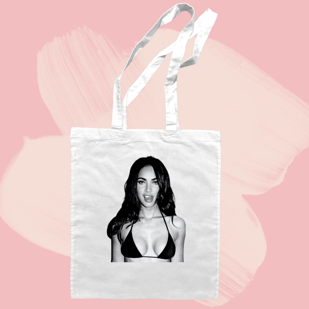 Torba bawełniana tote bag z nadrukiem megan fox