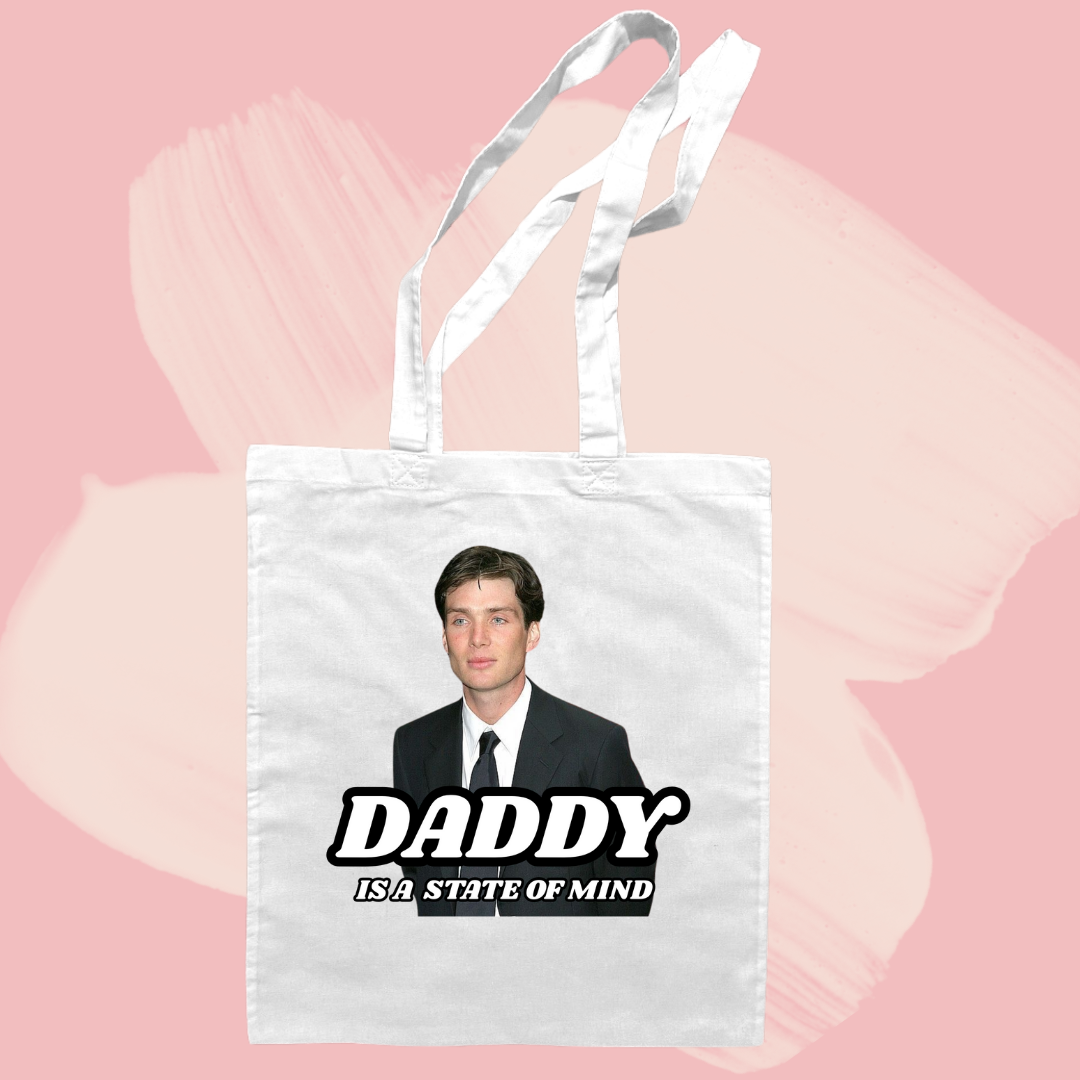 Torba bawełniana tote bag z nadrukiem cilian murphy daddy