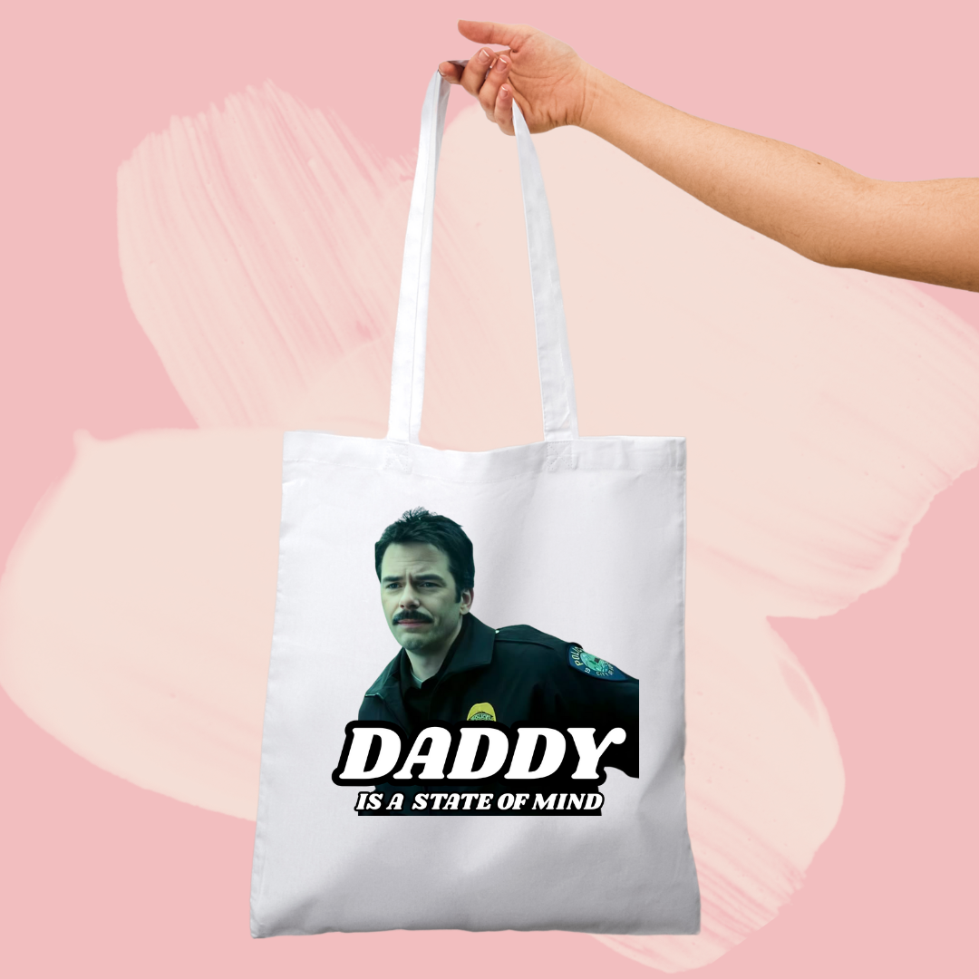Torba bawełniana tote bag z nadrukiem charlie swan daddy zmierzch twilight
