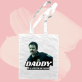 Torba bawełniana tote bag z nadrukiem charlie swan daddy zmierzch twilight