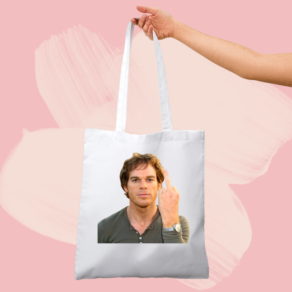 Torba bawełniana tote bag z nadrukiem dexter morgan serial