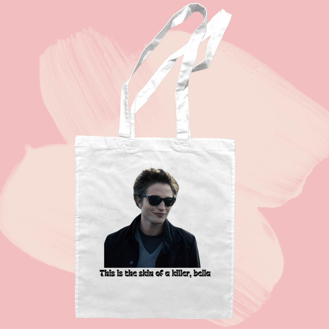 Torba bawełniana tote bag z nadrukiem edward cullen zmierzch twilight