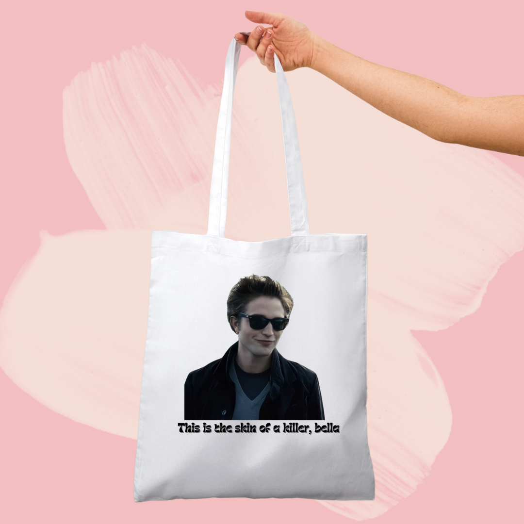 Torba bawełniana tote bag z nadrukiem edward cullen zmierzch twilight