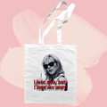 Torba bawełniana tote bag z nadrukiem samantha jones seks w wielkim mieście sex and the city