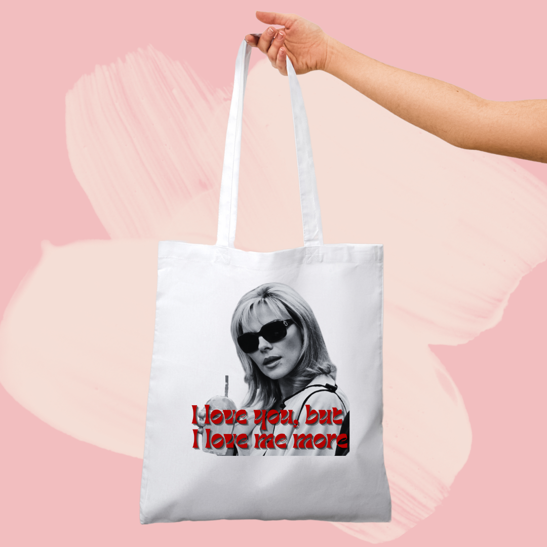 Torba bawełniana tote bag z nadrukiem samantha jones seks w wielkim mieście sex and the city