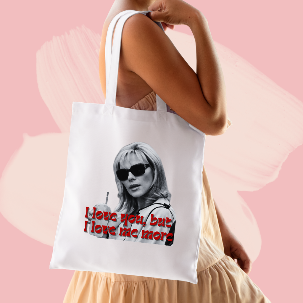 Torba bawełniana tote bag z nadrukiem samantha jones seks w wielkim mieście sex and the city