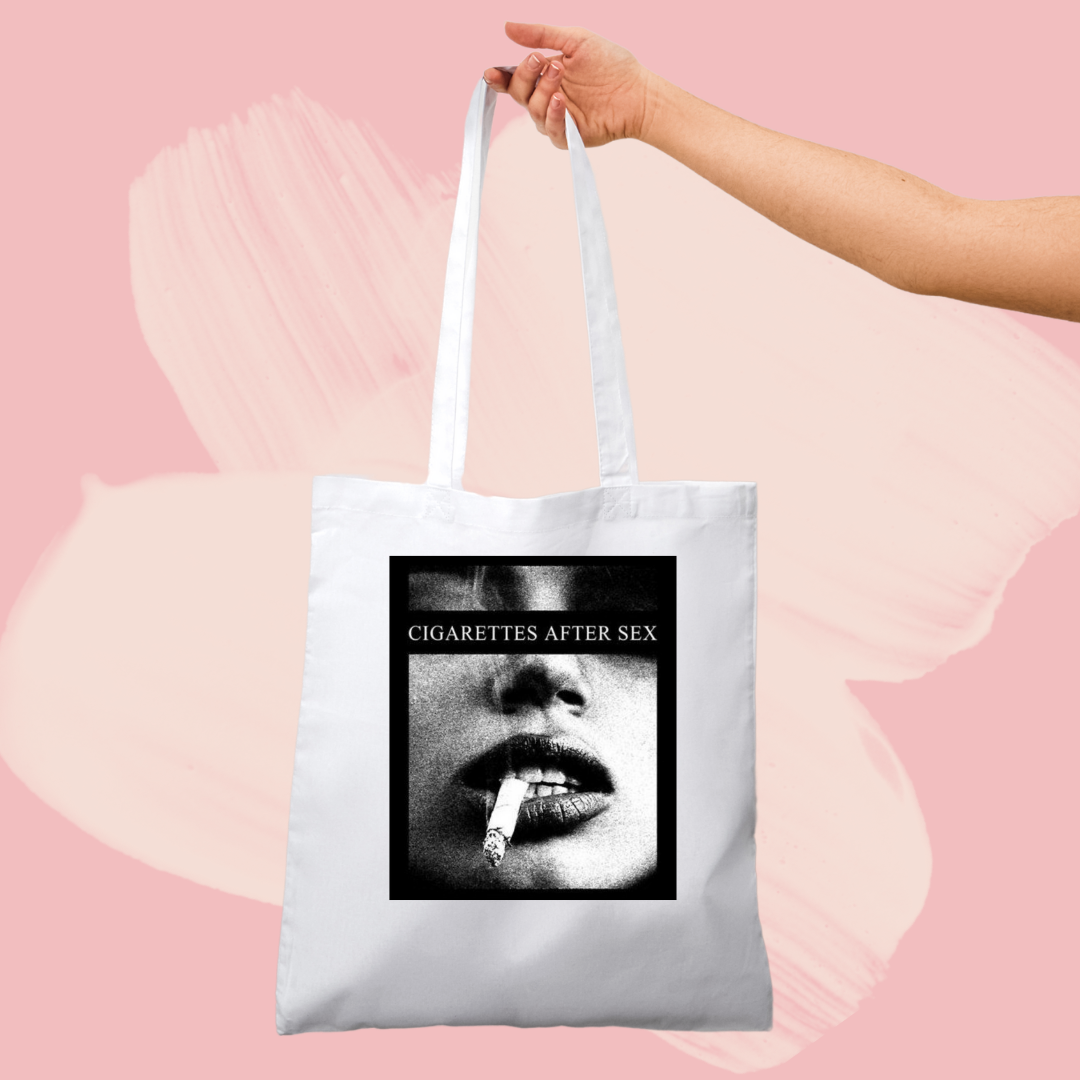 Torba bawełniana tote bag z nadrukiem cigarettes after sex
