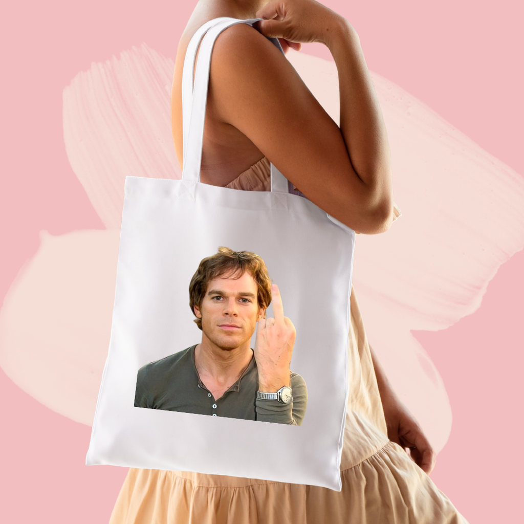 Torba bawełniana tote bag z nadrukiem dexter morgan serial