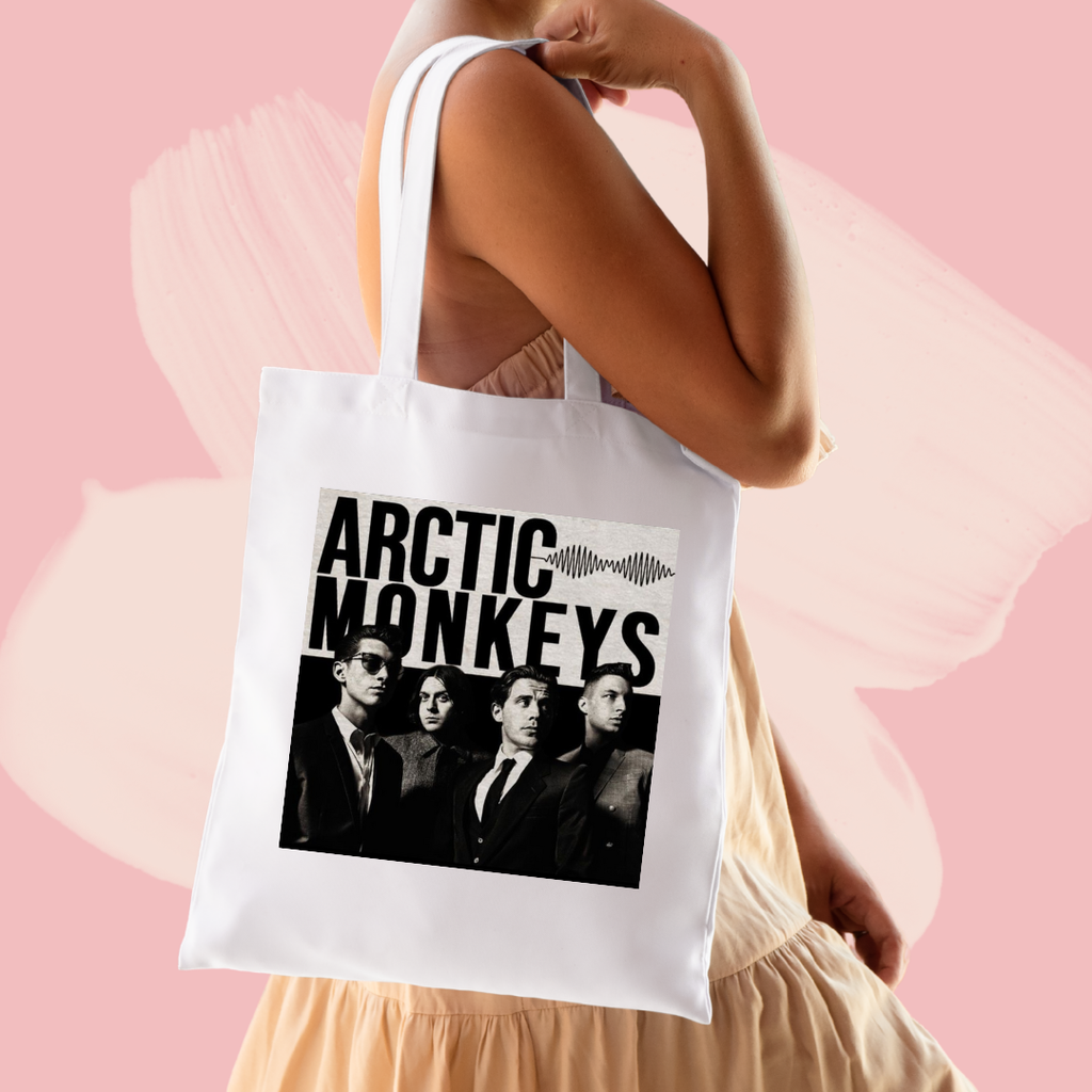 Torba bawełniana tote bag z nadrukiem zespół arctic monkeys