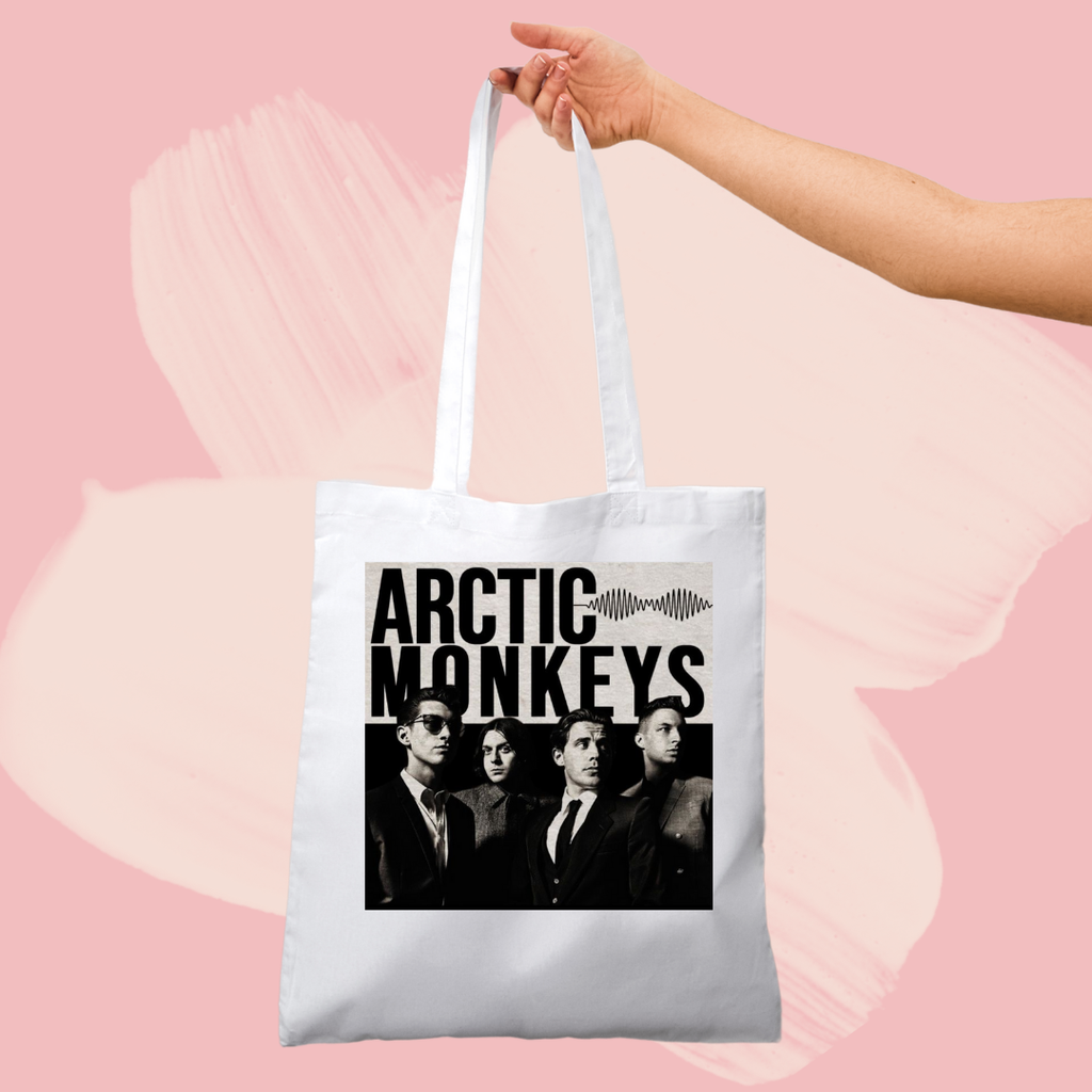 Torba bawełniana tote bag z nadrukiem zespół arctic monkeys