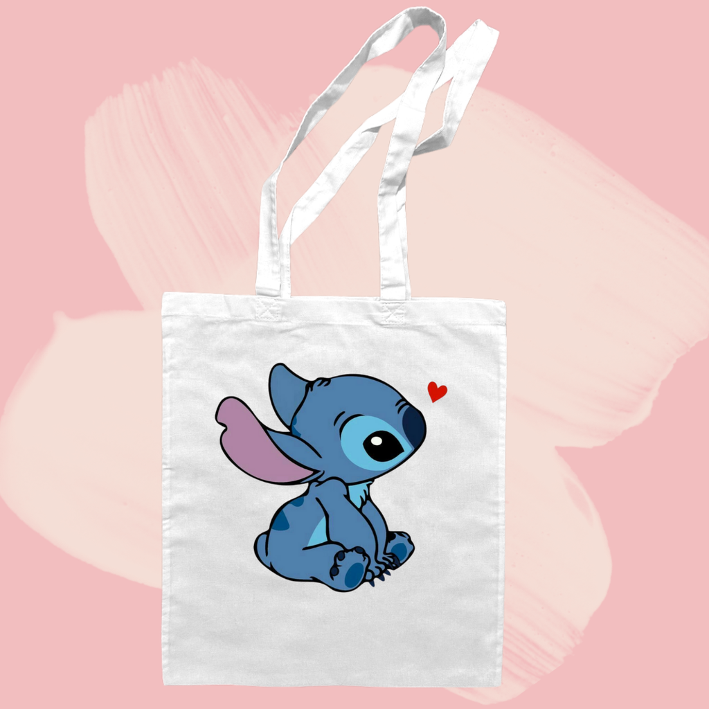 Torba bawełniana tote bag z nadrukiem stitch bajka lilo i stich