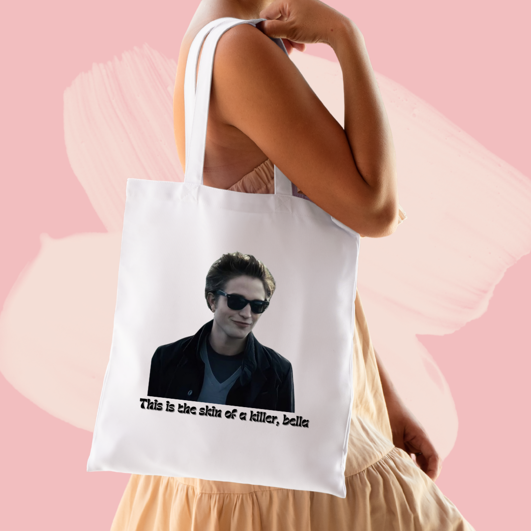 Torba bawełniana tote bag z nadrukiem edward cullen zmierzch twilight