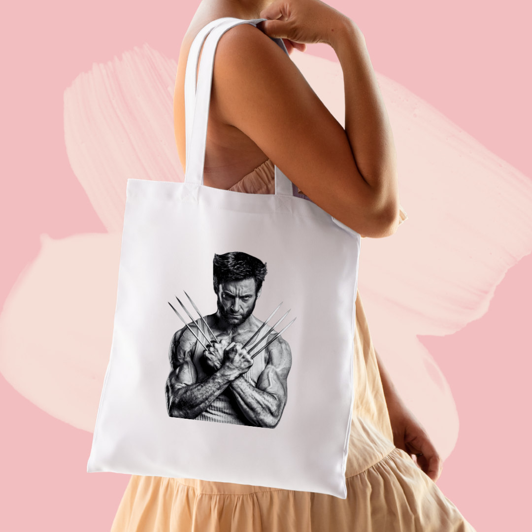 Torba bawełniana tote bag z nadrukiem wolverine x-man