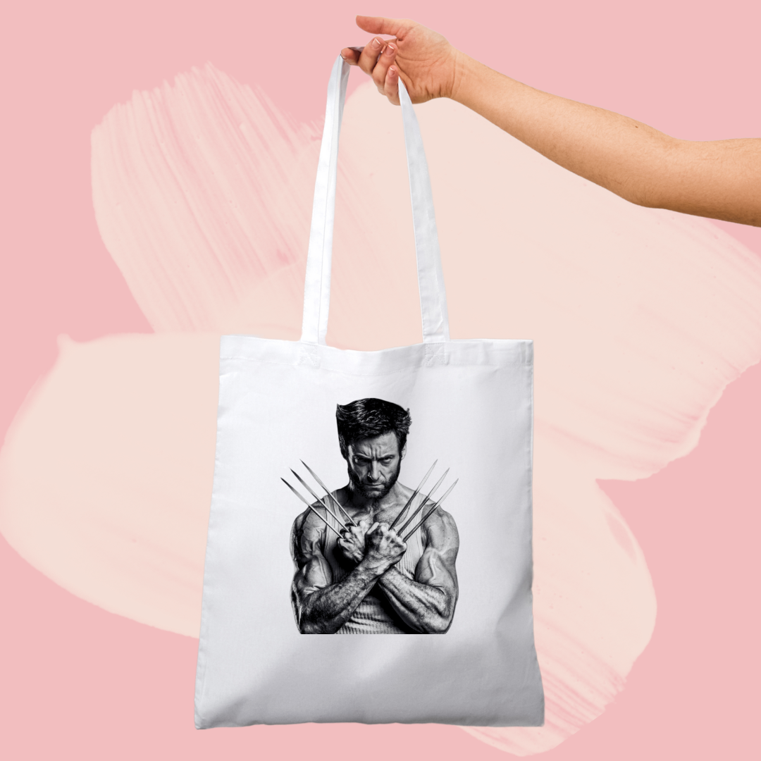 Torba bawełniana tote bag z nadrukiem wolverine x-man