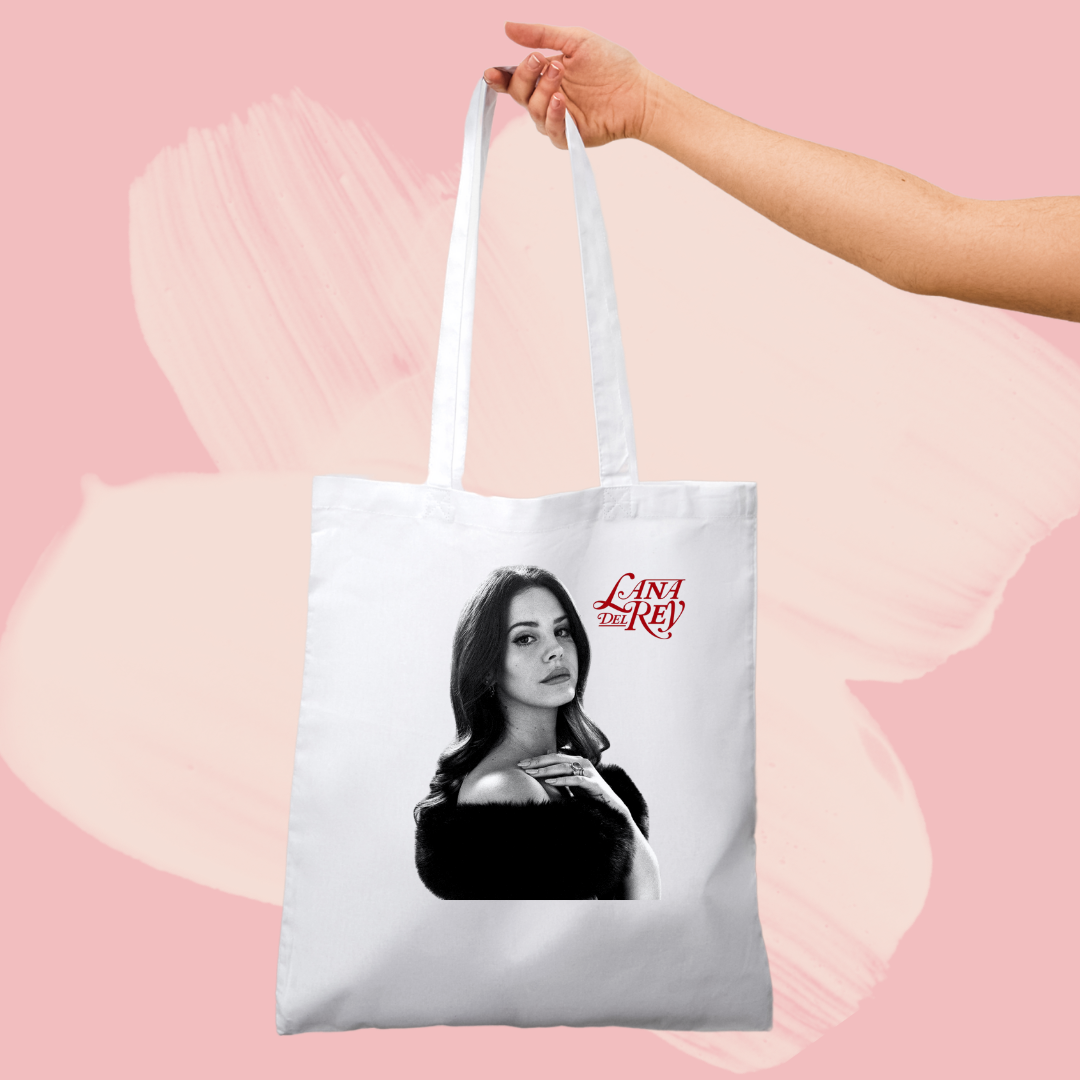 Torba bawełniana tote bag z nadrukiem lana del rey