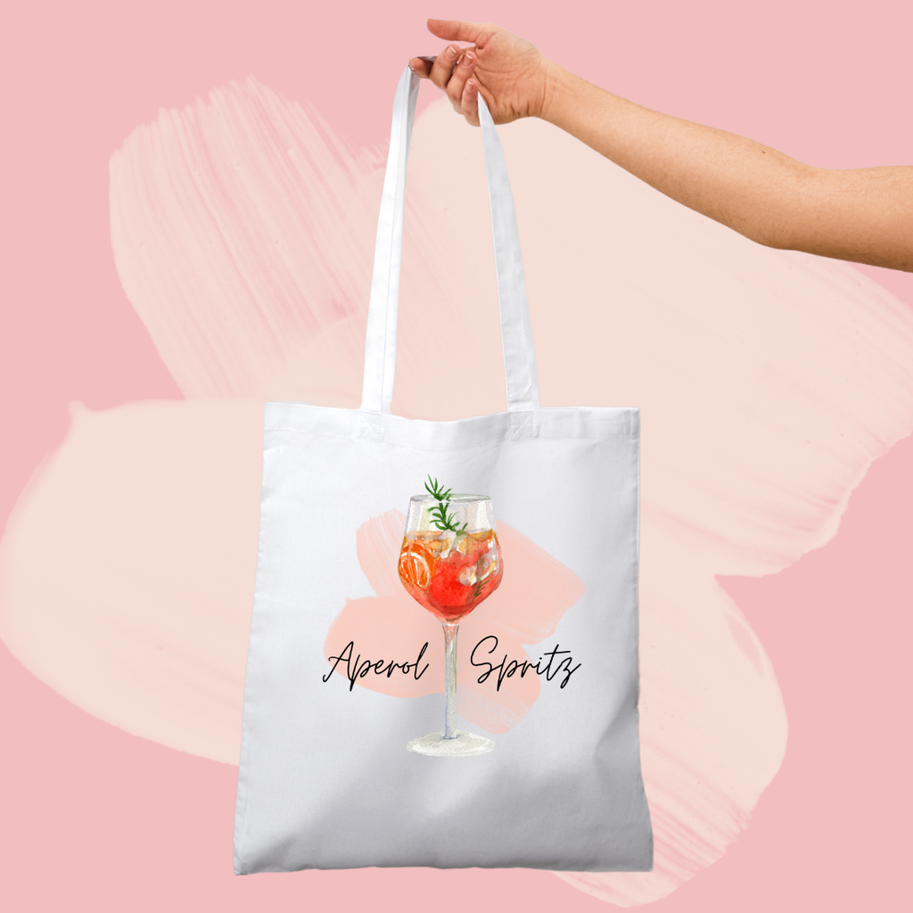 Torba bawełniana tote bag z nadrukiem drink aperol spritz