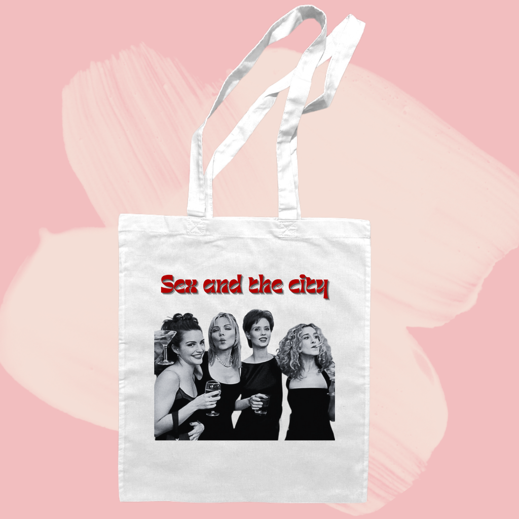 Torba bawełniana tote bag z nadrukiem serial seks w wielkim mieście sex and the city