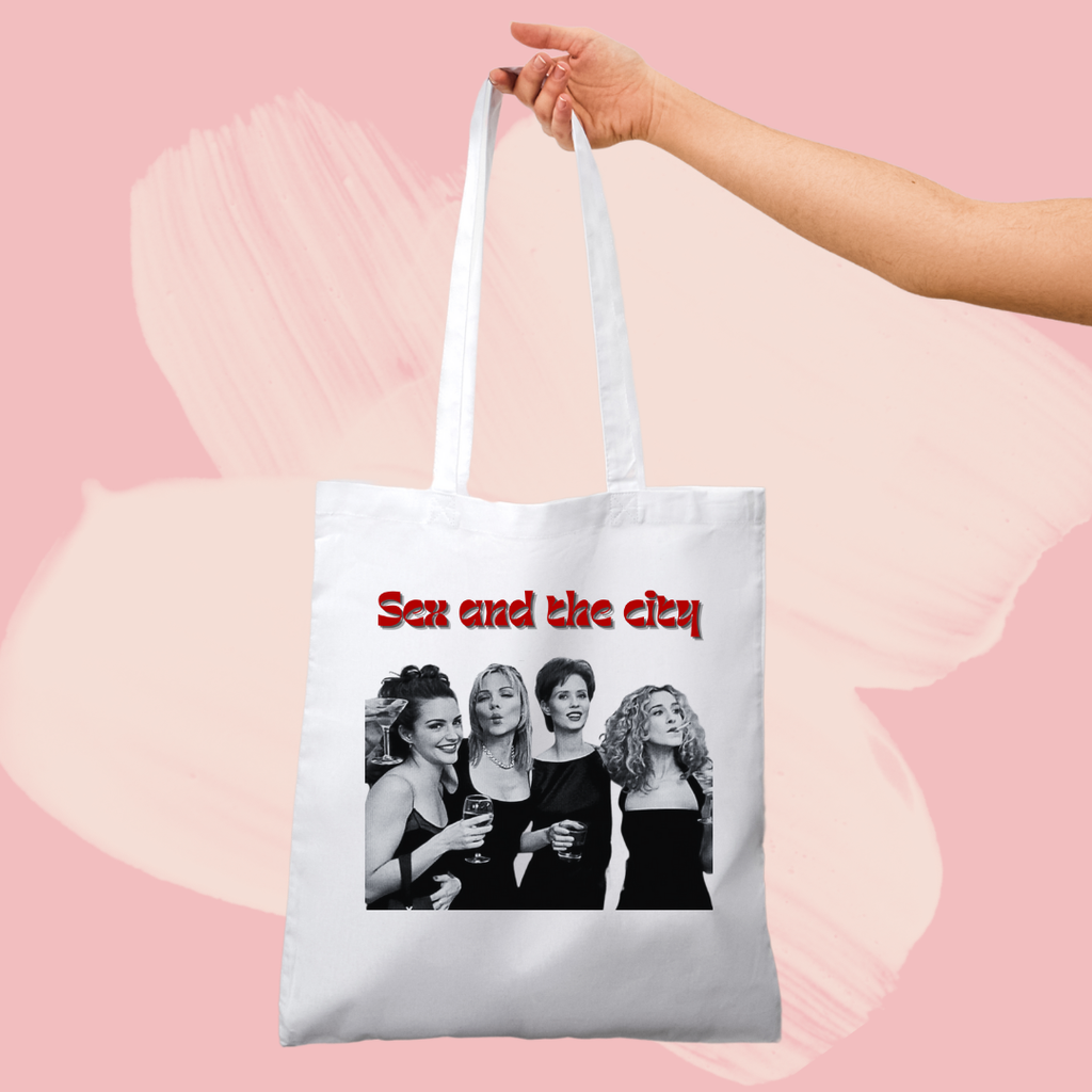 Torba bawełniana tote bag z nadrukiem serial seks w wielkim mieście sex and the city
