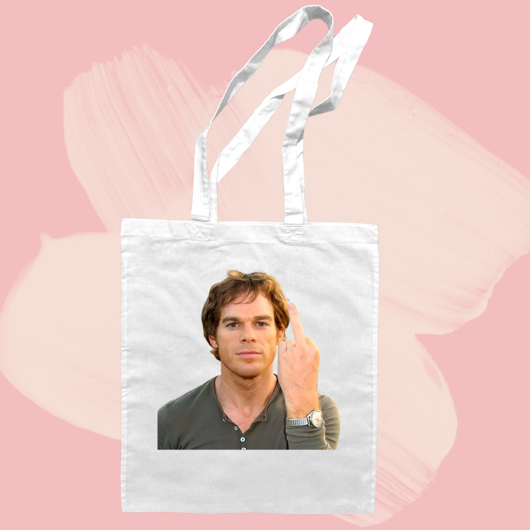 Torba bawełniana tote bag z nadrukiem dexter morgan serial